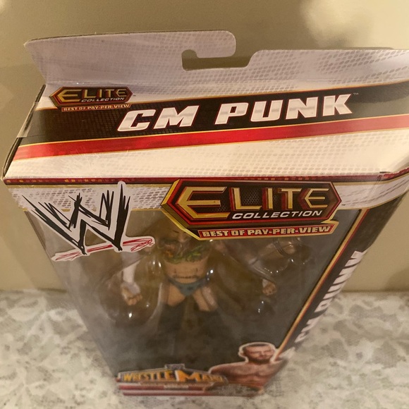 New WWE Best of PPV Elite Wrestlemania 29 series-CM Punk Mattel - Picture 4 of 11